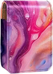 Makeup Organizer,Makeup Lipstick Case for Outside Mini Bag Travel Cosmetic Pouch,Watercolor in Water