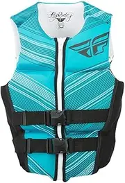 Fly Racing Women's Ladies Neoprene Vest Aqua/Black Large