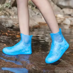 防水防雨鞋套加厚防滑耐磨女成人鞋套下雨天戶外矽膠鞋套