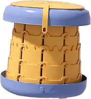 LOORGVEL 1 Set Portable Folding Potty for Boys Travel Friendly Toilet Seat for Lightweight and Durable Design for Camping Road Trips and Easy Potty Training Convenient Storage Bag Included