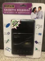 GPX Portable Cassette Recorder Taper Player Model No. C630 BRAND NEW