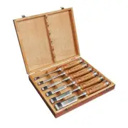 EZARC Chisel Set of 6 for Woodworking 6/10/12/16/20/25mm Excellent Sharpness