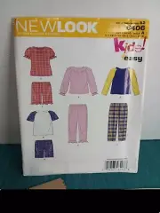 6406 New Look Simplicity Sewing Pattern. Child's pajamas size 1-8