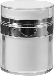 WOONEKY Vacuum Pressure Bottle Pump Dispenser Bottle Push Down Airless Pump Bottles Leak Proof Travel Bottles Lotion Containers with Lids Cosmetic Jars with Lids Travel Lotion Container