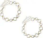 [WOFASHPURET] Retro Alloy Tassel Waist Chain Fashion Body Chain for Evening for Prom Wedding Parties