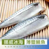 在飛比找遠傳friDay購物優惠-【愛上海鮮】頂級挪威薄鹽鯖魚24片組(140g±10%/片)