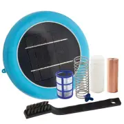 Solar Powered Non Toxic Pool Ionizer Lower Chlorine Outdoor Swim Water Purifier