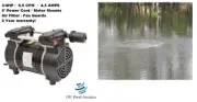 NEW 230V GAST VACUUM Compressor PUMP 27+"hg 3/4hp veneer/ aerate 6.5 CFM w/ CORD