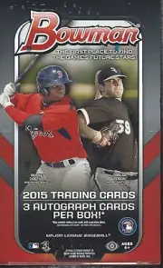 2015 BOWMAN BASEBALL JUMBO FACTORY SEALED HOBBY 8 BOX CASE