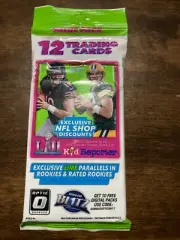 2017 Donruss Optic Football Unopened Sealed Fat Value Pack - Mahomes?