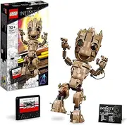 LEGO® Super Heroes Marvel I am Groot 76217 Building Kit; Collectible Baby Groot Model for Play and Display; for Kids Aged 10+