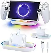 RGB Charging Stand Dock for PlayStation Portal Romate Player, Charging Accessories for PS Portal