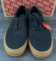 Vans Era Black Classic Gum Skate Shoes VN000W3CDUM Men's Size 8.5 / Women's 10