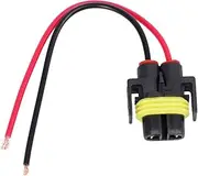 Xenon Power Line Plug Cord Low Voltage Discharge Power Line for Easy Installation for Upgrading Stock Harness of Light Bulbs Pre Wired for Hassle Setup