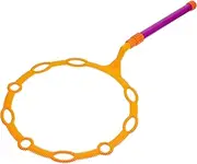 UPKOCH Outdoor Blowing Bubble Stick with Long Removable Handle Large Bubble Ring for Fun Bubble Maker for Boys and Orange Random Handle Color