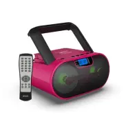Portable CD Player Boombox AM FM Radio, Bluetooth, USB, Aux-Input, MP3 CD Ste...