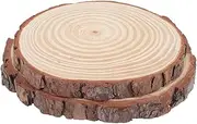 Toddmomy DIY Garden Stepping Stones 2 Pack Wood Slice Decorative Walkway Stepping Stones Lawn Dec