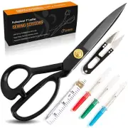 Sewing Scissors for Fabric Cutting – Heavy Duty Scissors – Ultra Sharp Sewing...