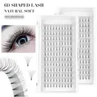 Mink Lash Cluster False Lashes Soft Individual Lashes Natural Russian Volume 6D