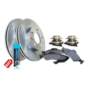 Swivel Hub & Wheel Bearing Hub Ass + Brake Kit for Land Rover Discovery L318 ABS
