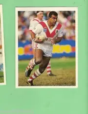 1993 SELECT RUGBY LEAGUE STICKER #237 JEFF HARDY, ST GEORGE DRAGONS