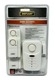 Defiant Wireless Home Security Door Window Alarm Kit Zone Stand Alone - NEW