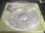 Vintage SOGA GLASS Co. Sectional Serving Platter New in Box