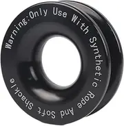 Recovery Ring - Soft Shackle Recovery Kit, 41,000 lbs Portable Aluminum Alloy Recovery Ring | Sturdy Snatch Block Pulley, Rust-Proof Winch Accessories Kit for ATV, Truck, and Vehicl