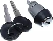 DEMULAX Ignition Switch Key Lock Cylinder T3 GHIA Bus, for Beetle, Cabrio 1971 113905855B 1H0905855A Car Lock Cylinder