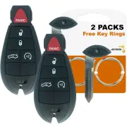 2 For 2008 2009 2010 2011 Dodge Challenger Remote Key Fob Remote