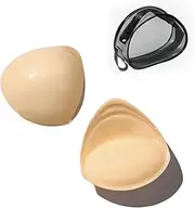 [Bokynu] Double-Sided Sticky Push Up Bra Inserts Waterproof Bathing Suit Inserts Lift Bikini Pads for Swimsuit Sports