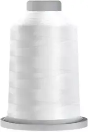 GLIDE Thread Trilobal Polyester No. 40-1000M Spool 10002 Super White