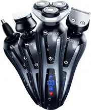 SURKER Electric Shaver Razor Cordless Beard Trimmer for Men