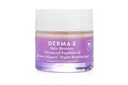 DERMA E, Advanced Peptides & Flora-Collagen Night Moisturizer, 2 oz (56 g)