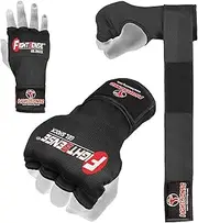FIGHTSENSE Padded Gel Inner Gloves with Long Wraps for Boxing MMA Wrist Hand Wraps Muay Thai Under Gloves Training Pair