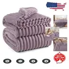 Light Purple Cozy Throw Blanket - Ultra Soft Fleece for Stylish Comfort (90x90)