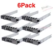 Lot of 6 SFF 2.5" HDD Hot-Swap Hard Caddy Tray For Dell PowerEdge R310 R515 R715