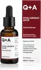 Q+A Hyaluronic Acid Facial Serum, Hydrating Hyaluronic Acid Serum, 30ml