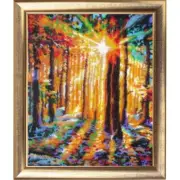 DIY Full Bead embroidery kit Sunlight Bead needlepoint Bead stitching