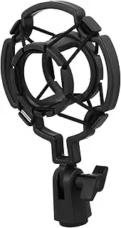 SUPVOX 1Pc Shockproof Mount Mic Holder Vibration Suspension Rack for Condenser Microphones Lightweight Plastic Design for Stable Audio Recording for Touring and Blogging