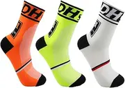 [Libar] Men's Cycling Socks Unisex Breathable Sports Running Trekking Athletic Basketball Socks