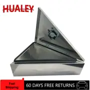 Pair 850x210x400mm Full Aluminium Tool Box Tapered Under Tray 4WD Ute Tool Box