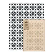 Reusable PLASTIC Wall STENCIL Template 25.6"x37.4" Allover VIENNA BRAID