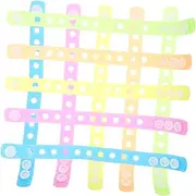 ERINGOGO 10pcs Luminous PVC Bracelets Glowing Wristbands for Parties Nighttime Safety Accessories Glow Dark Party Favors for Adults