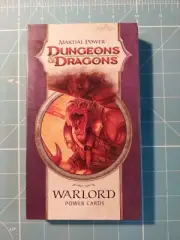 Warlord Power cards, D&D 4E, Wizards of the Coast, New, sealed