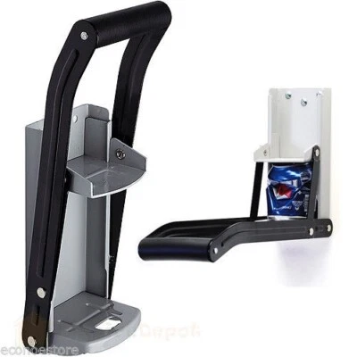 LOT OF TWO 12oz Aluminum Wall Mount Recycling Can Crusher EZ Crush Bottle Opener