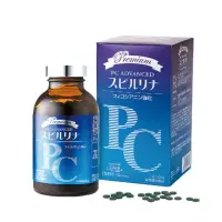 在飛比找momo購物網優惠-【Japan Algae】PC特級螺旋藻錠- 7%藍藻素Pl