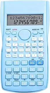 Scientific Calculator with 240 Functions, Large Display, Sliding Hard Cover for Students, Function Calculator, Calculators Include Trigonometric Functions (Blue)