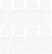 GRADENEVE Plastic Card Holder 50 Adhesive Label Pockets Versatile Library Pockets for Classroom Home