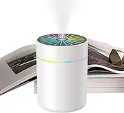 Humidifier - USB Desktop Humidifier for Bedroom | Mist Maker with Large Fog Volume | PY01 Portable Car Humidifierr | Quiet Cool Diffuser ffor Home Office Travel Use